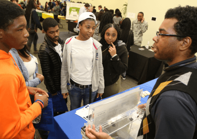 HIGH SCHOOL STUDENTS HEAD BACK TO THE CAES