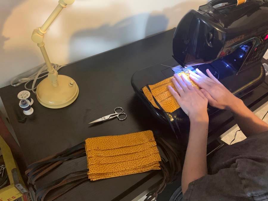 Making masks, meeting a need