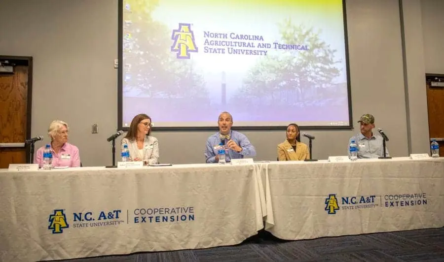 The Student Perspective: CAES students join faculty, policymakers to discuss food security  