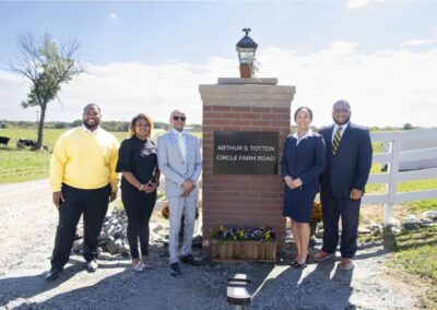Farm Road Named for Former Educator Totton
