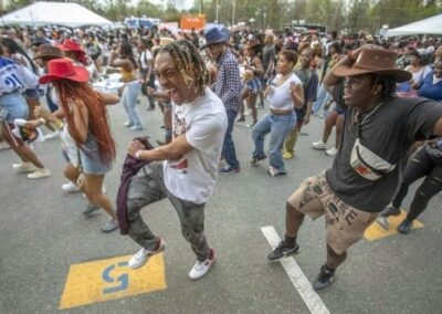 Aggies “go west” with horses, music and games in Spring 2024 Wellness Day