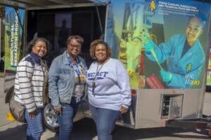 Agricultural research team at CAES News event with North Carolina A&T State University.