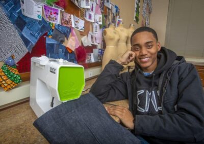 CAES Junior’s Sustainable Styles Draw the Spotlight on Social Media, on Campus 