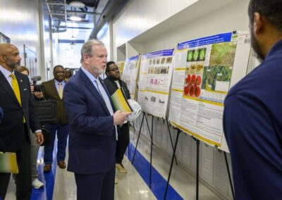 Senator Berger Gets Look at N.C. A&T’s “Farm of the Future” 