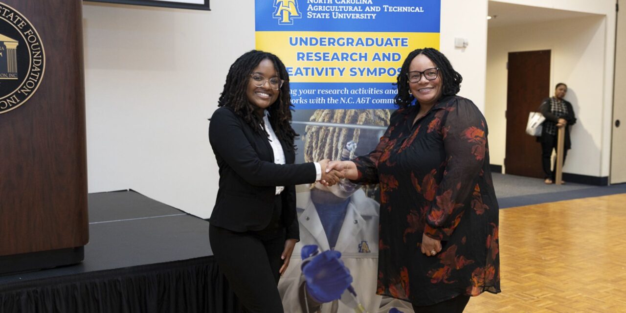 College Undergraduates Present at N.C. A&T Undergraduate Research Symposium