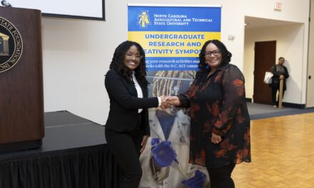 College Undergraduates Present at N.C. A&T Undergraduate Research Symposium