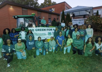 Blue and Gold Make Green During National 4-H Week