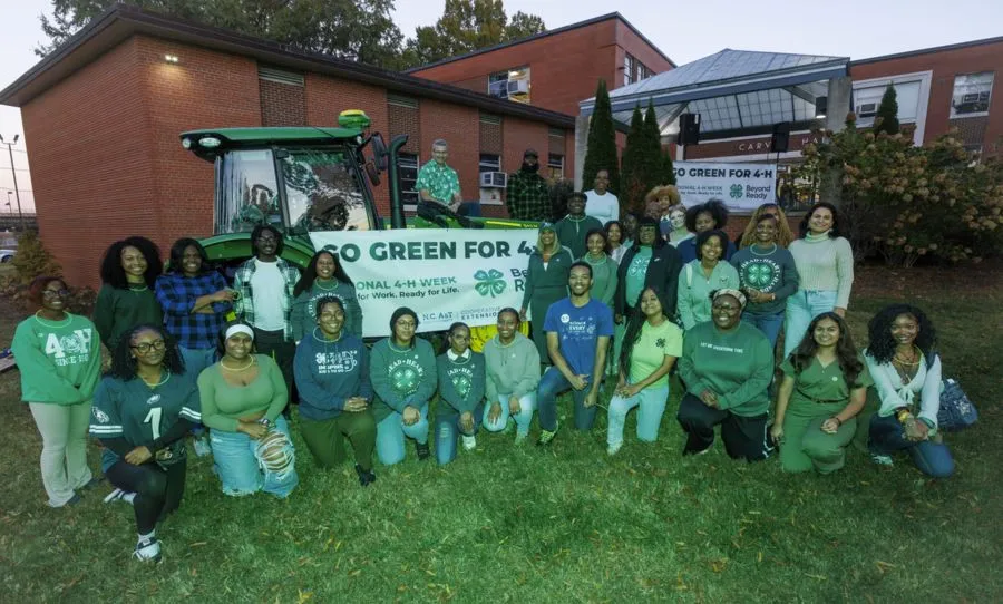 Blue and Gold Make Green During National 4-H Week