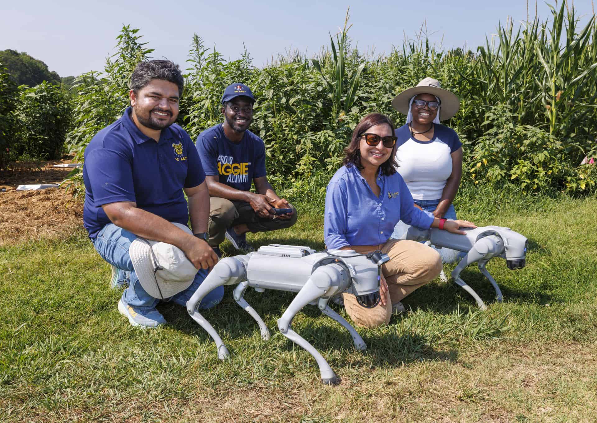 Robot “Dogs” On the Hunt for Crop-Destroying Pests, Diseases, Weeds