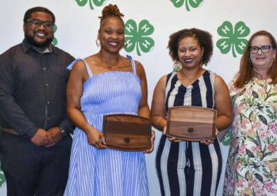 Trio Recognized For 4-H Collaboration and STEM Programming